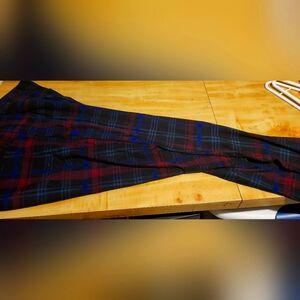 Plaid Pants in Red and Blue, Casual Or P.J ...SIZE 1X